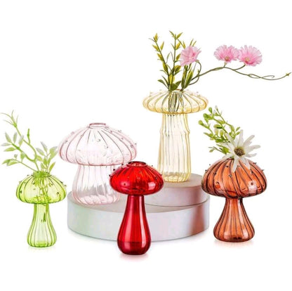 Mushroom Mirage 5pc Vases