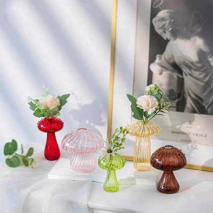 Mushroom Mirage 5pc Vases