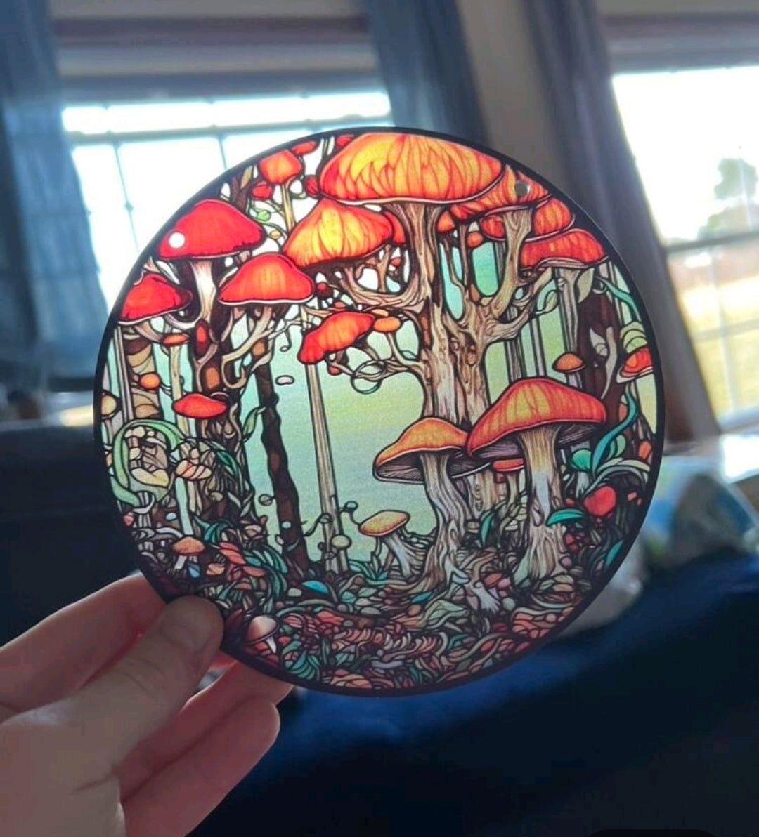 Toadstool Wonderland Suncatcher