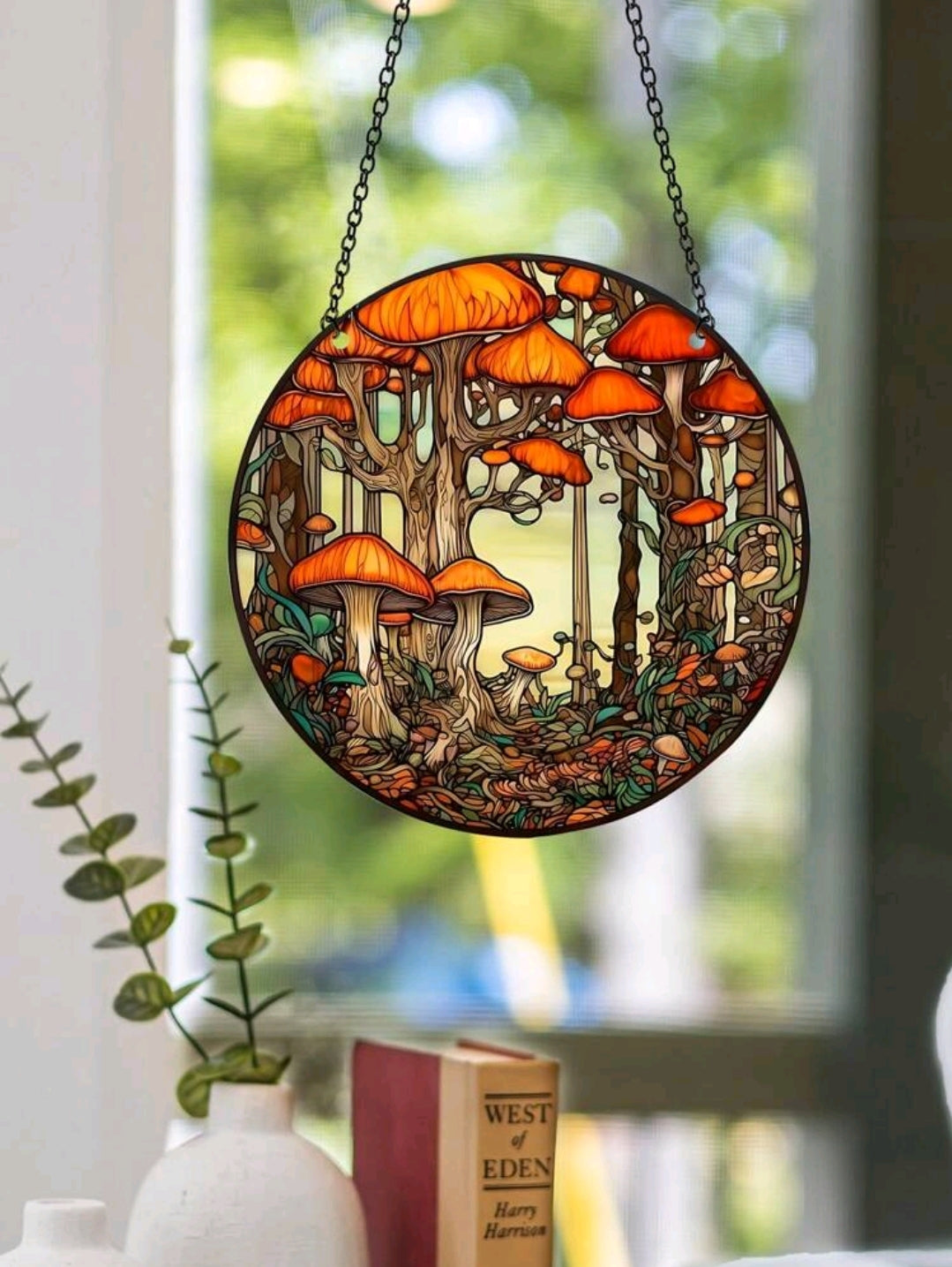 Toadstool Wonderland Suncatcher