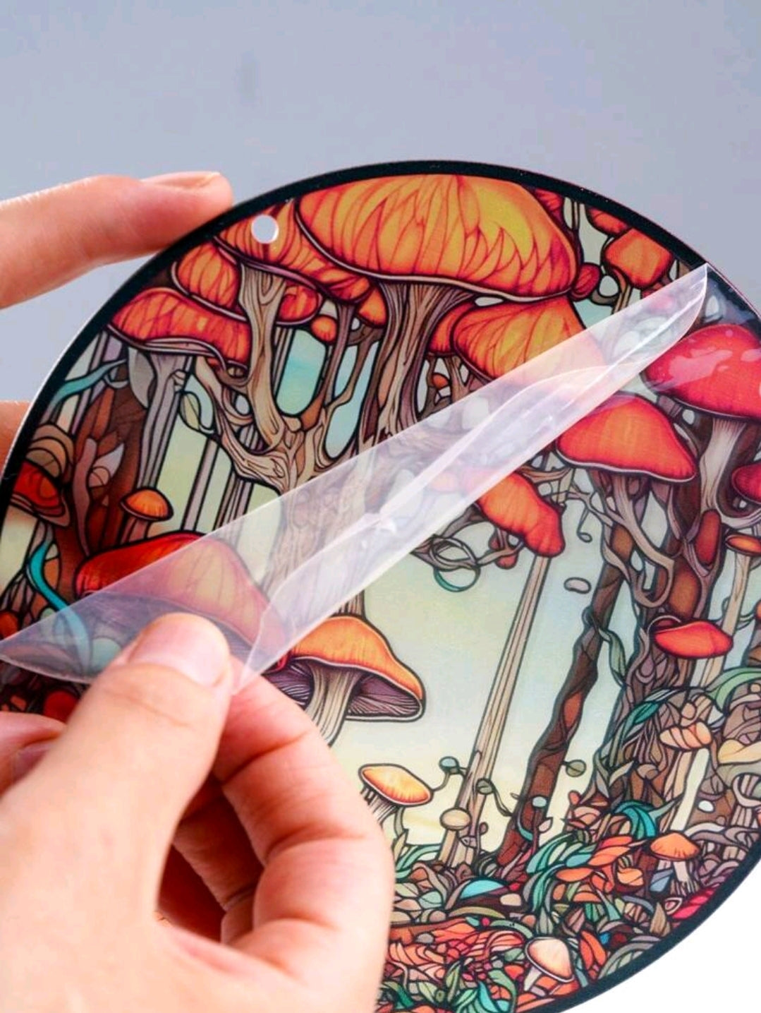 Toadstool Wonderland Suncatcher