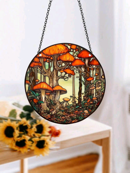 Toadstool Wonderland Suncatcher