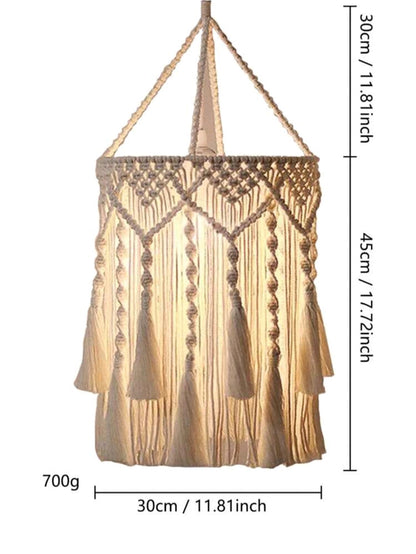 Boho Tassel Pendant Lamp