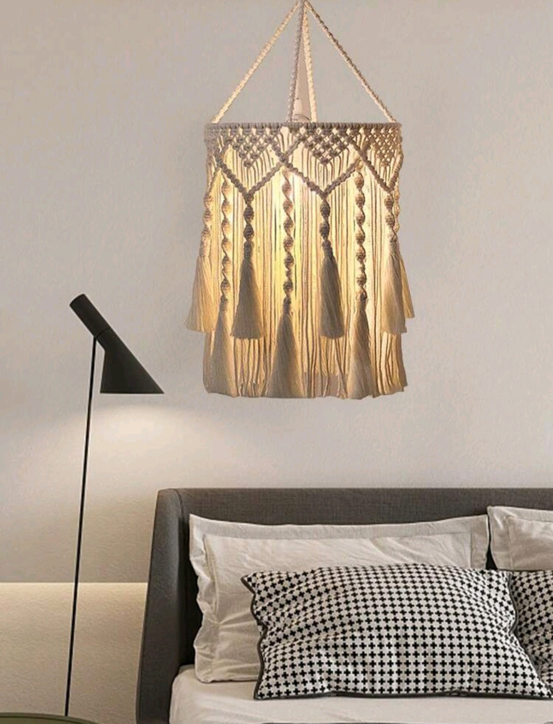 Boho Tassel Pendant Lamp