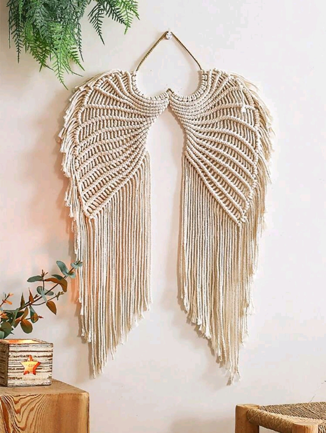 Guardian Angel Macrame Wings