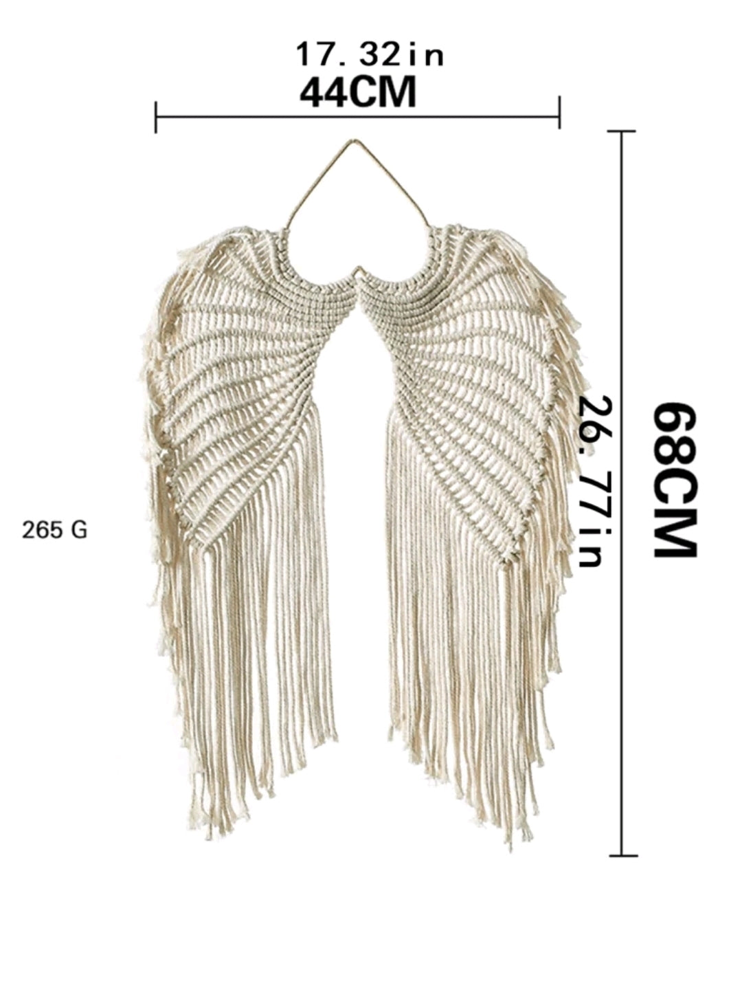 Guardian Angel Macrame Wings