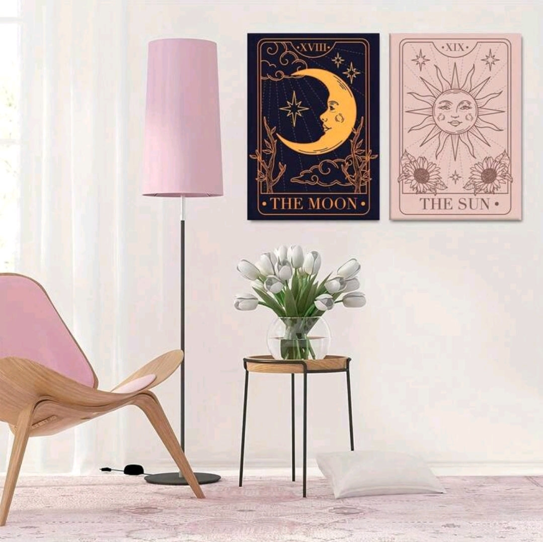 Sun & Moon Wall Prints