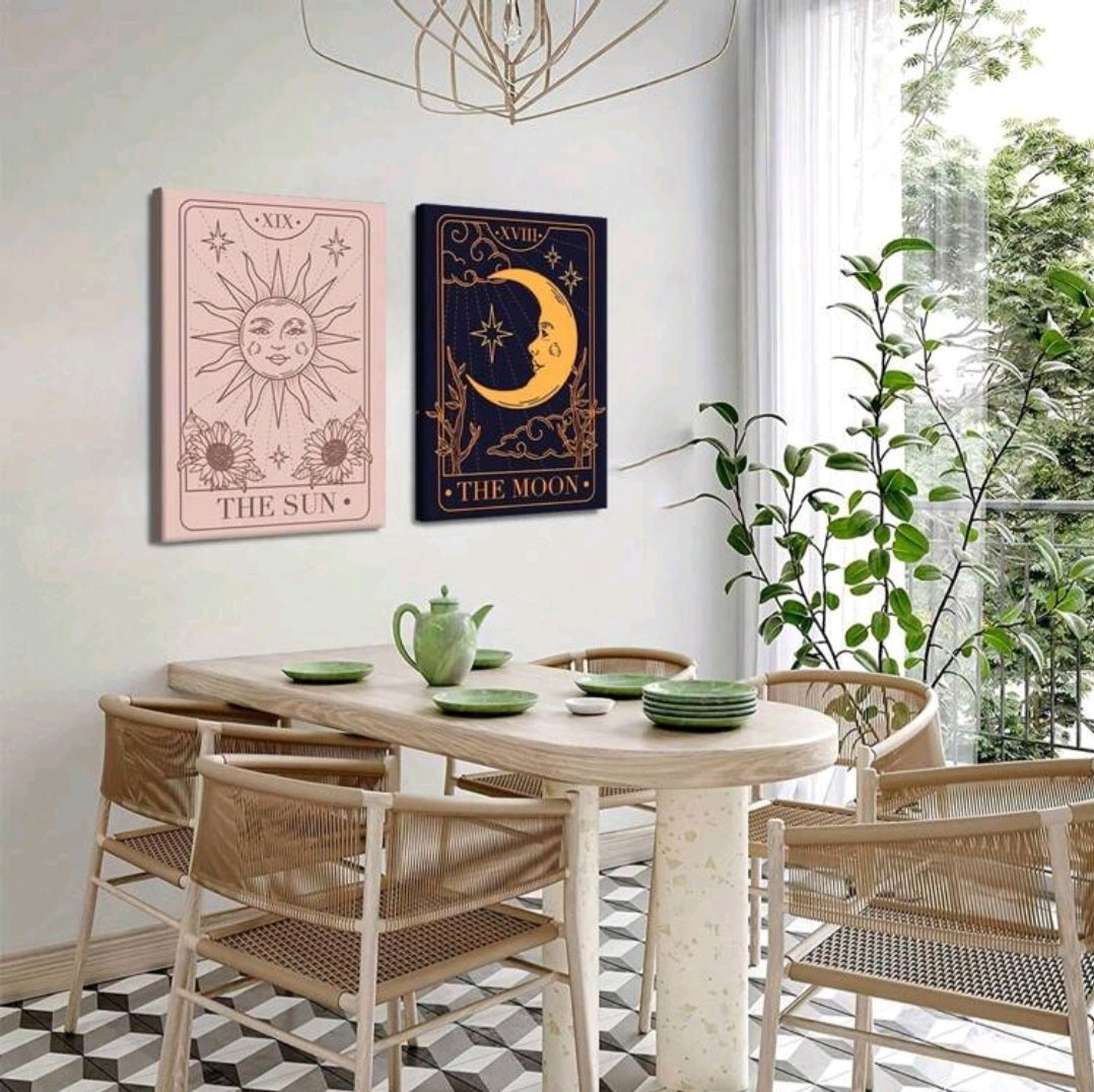 Sun & Moon Wall Prints