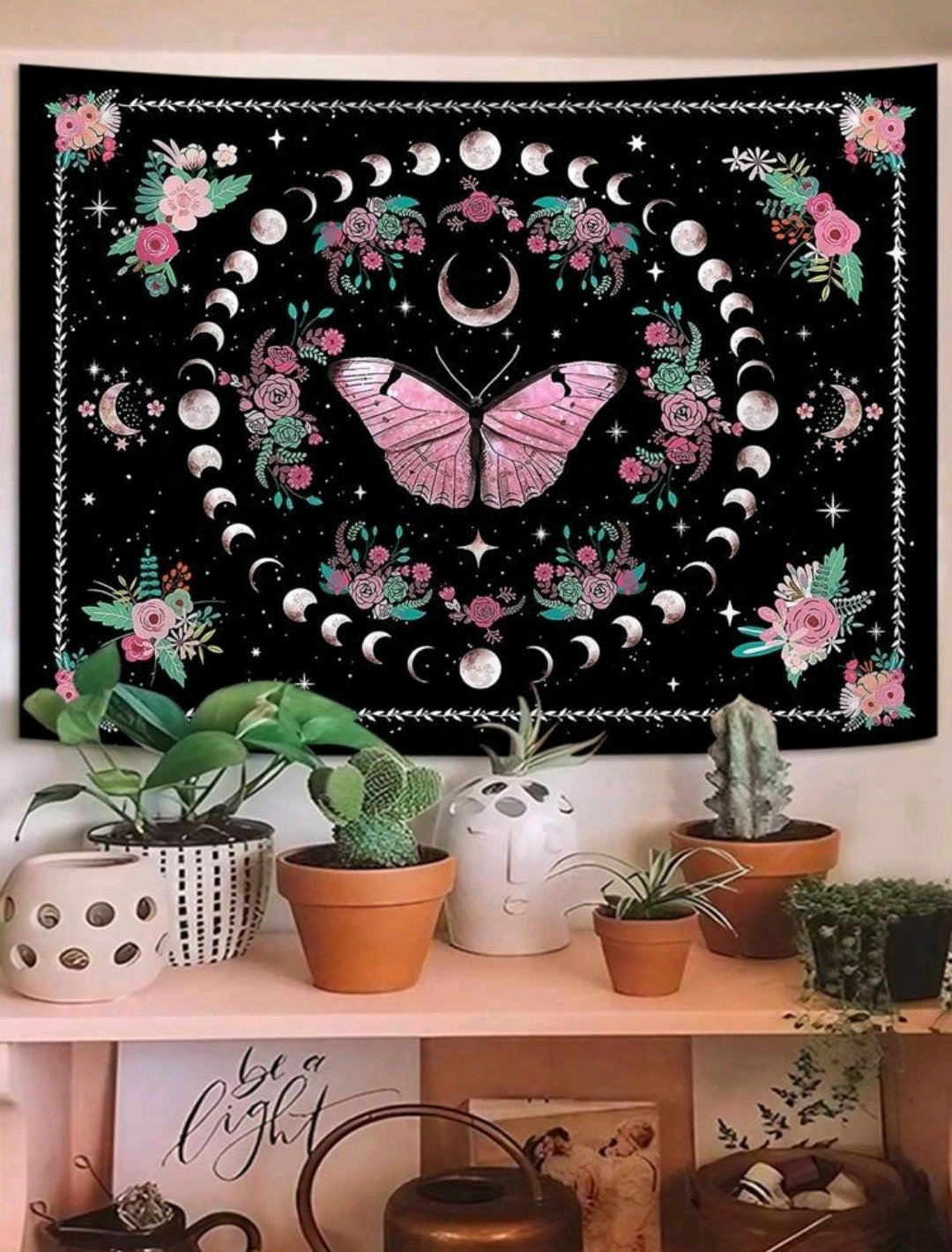 Cosmic Butterfly Tapestry