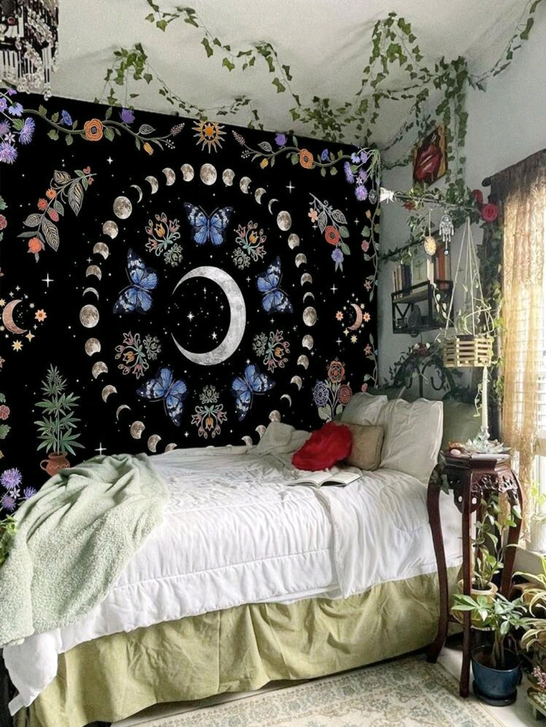 Cosmic Butterfly Tapestry