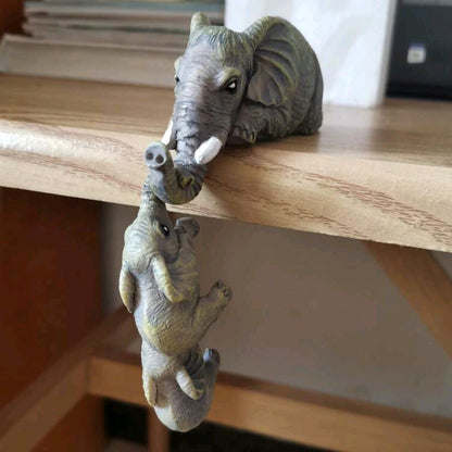 Mommy & Babies Elephant Figurine