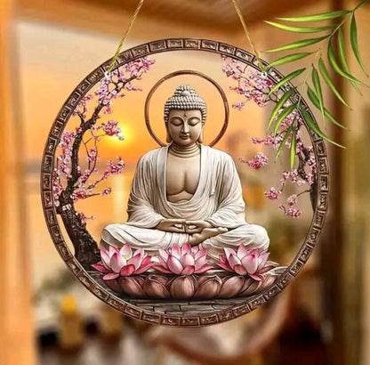 Zen Buddha Suncatcher