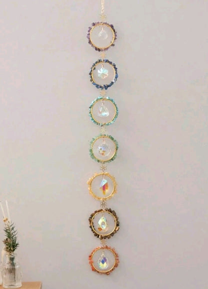 Chakra Crystals Wall Decor