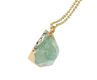 Raw Crystal Pendant Necklace