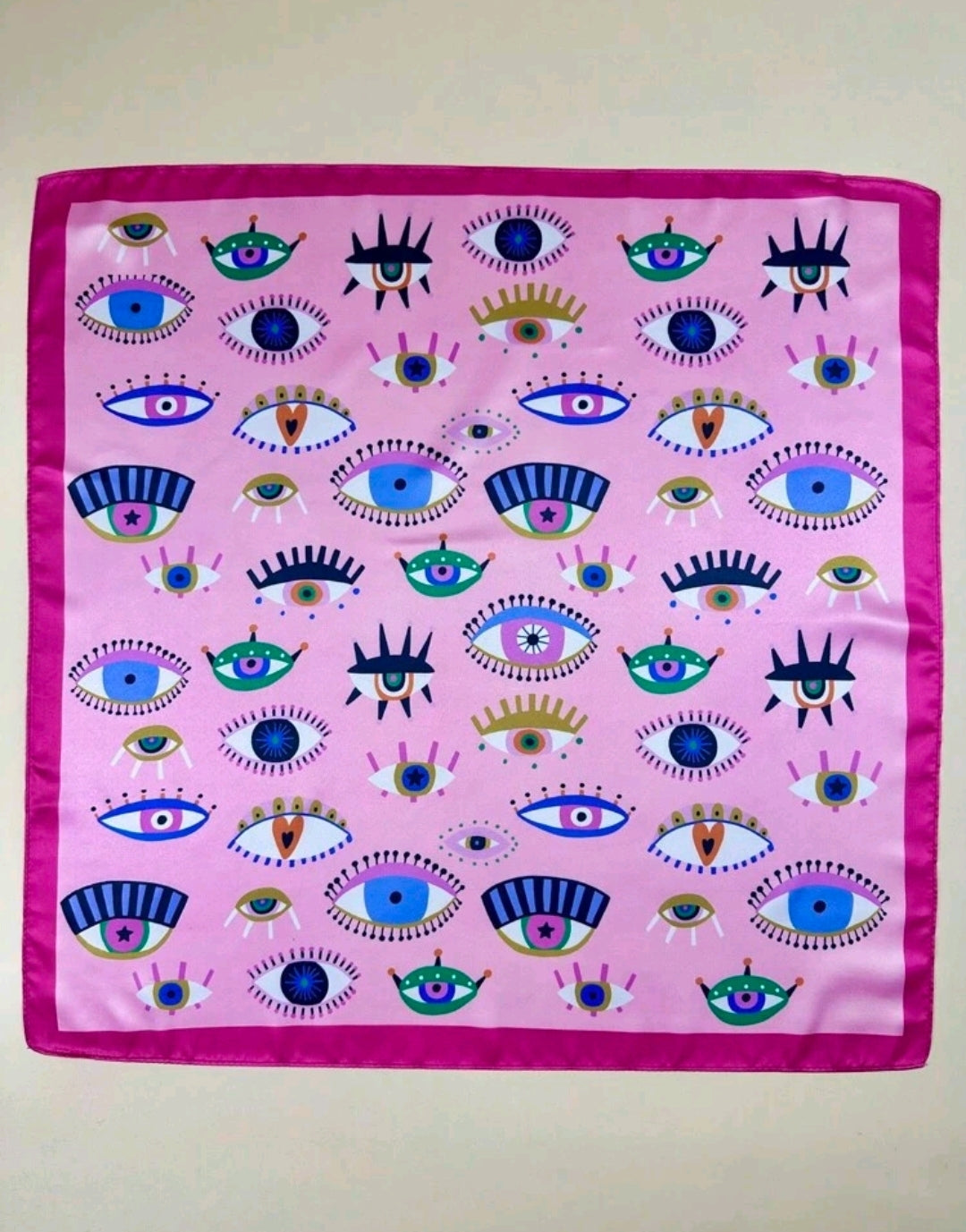 Eye Of Protection Satin Scarf