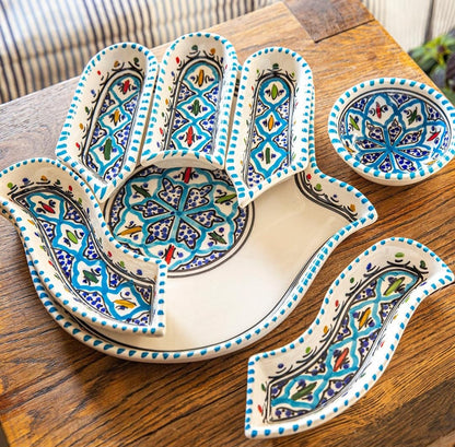 Hamsa Dip & Serving Set