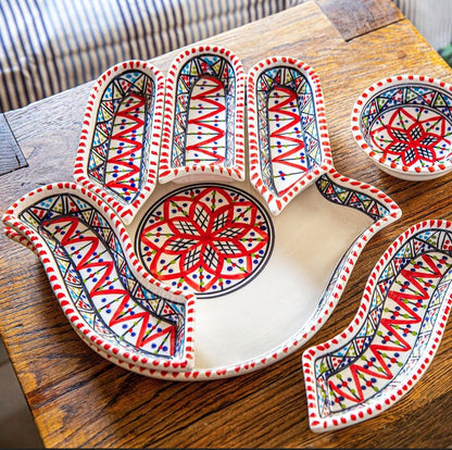 Hamsa Dip & Serving Set